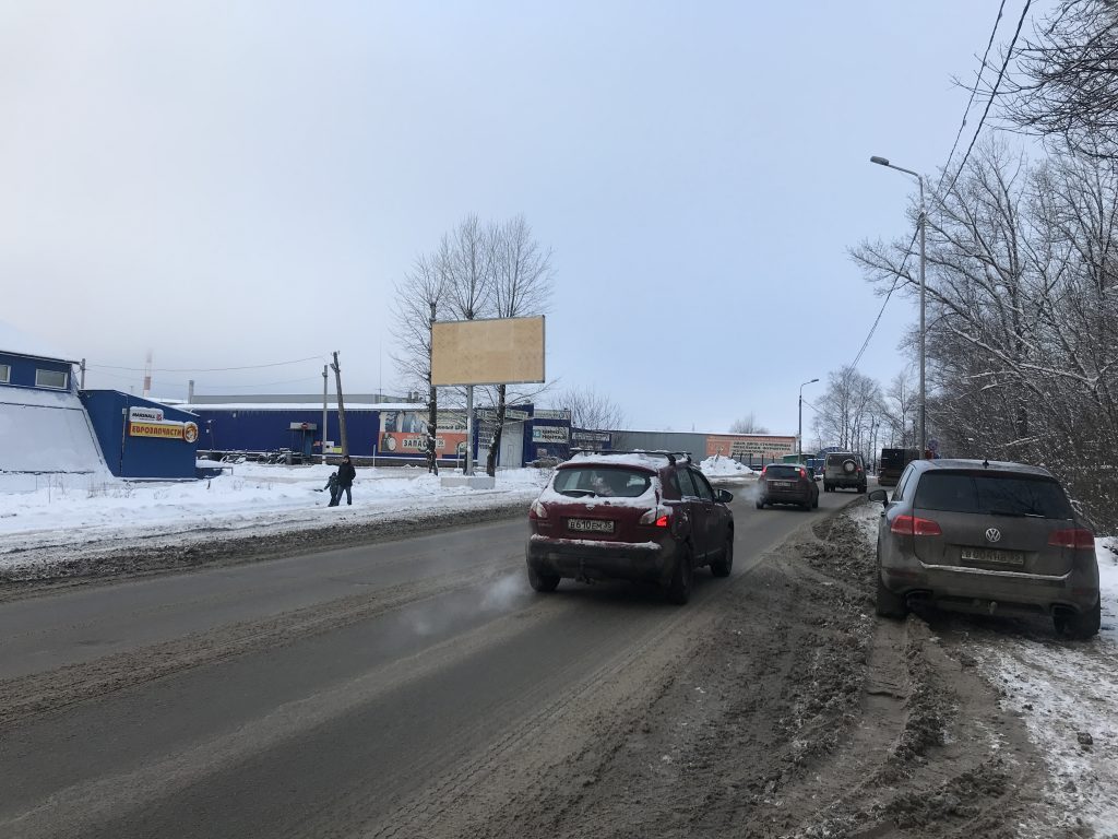Фотография рекламного носителя, тип: Билборд 3x6, адрес: Городского питомника ул., движение в сторону города, Череповец, Вологодская область, Россия. Сторона Б №855458
