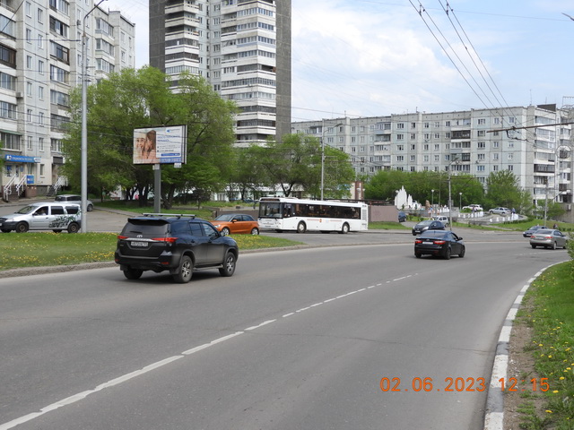 Фотография рекламного носителя, тип: Билборд 3x6, адрес: Копылова ул., д.48, Красноярск, Красноярский край, Россия. Сторона В №820780