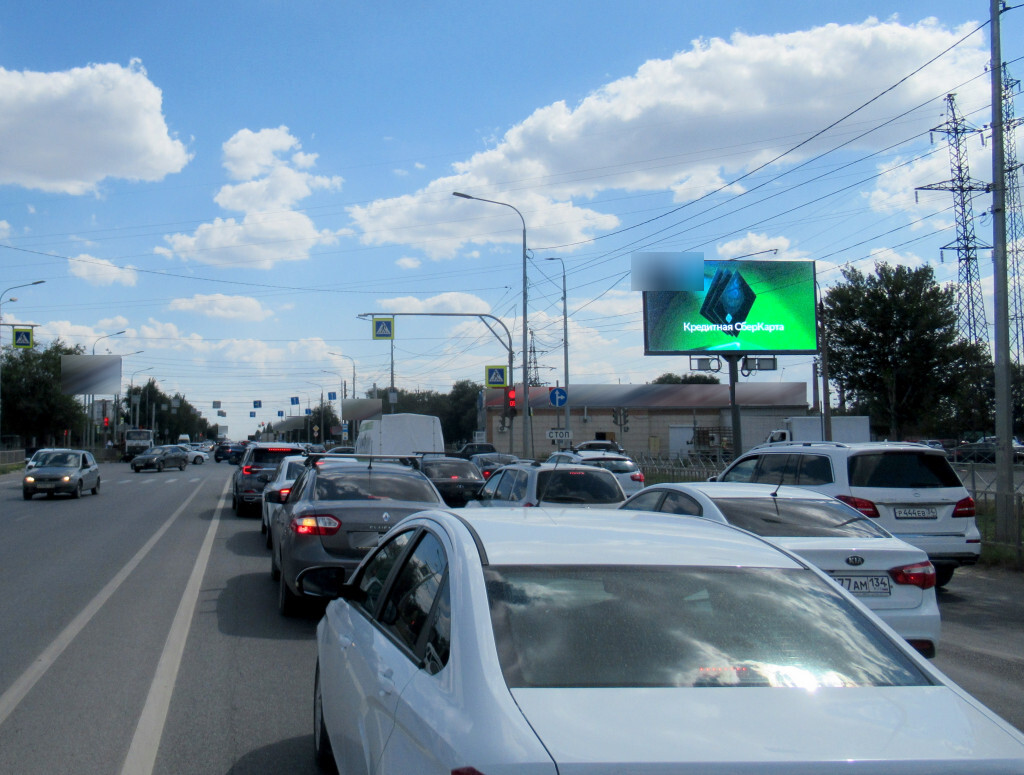 Фотография рекламного носителя, тип: Билборд 3x6, адрес: Историческая ул. Х Мирный пр-зд., Волгоград, Волгоградская область, Россия. Сторона А12 №946399