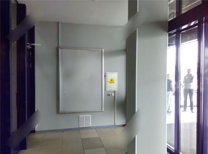 Фотография рекламного носителя, тип: Лайтбокс, адрес: Бизнес-центр «Акватория», Выборгская наб., д.61, Санкт-Петербург, Россия. Сторона/вариант №656780