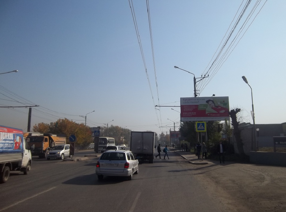 Фотография рекламного носителя, тип: Билборд 3x6, адрес: Калинина ул., д.43в, Красноярск, Красноярский край, Россия. Сторона А №417517