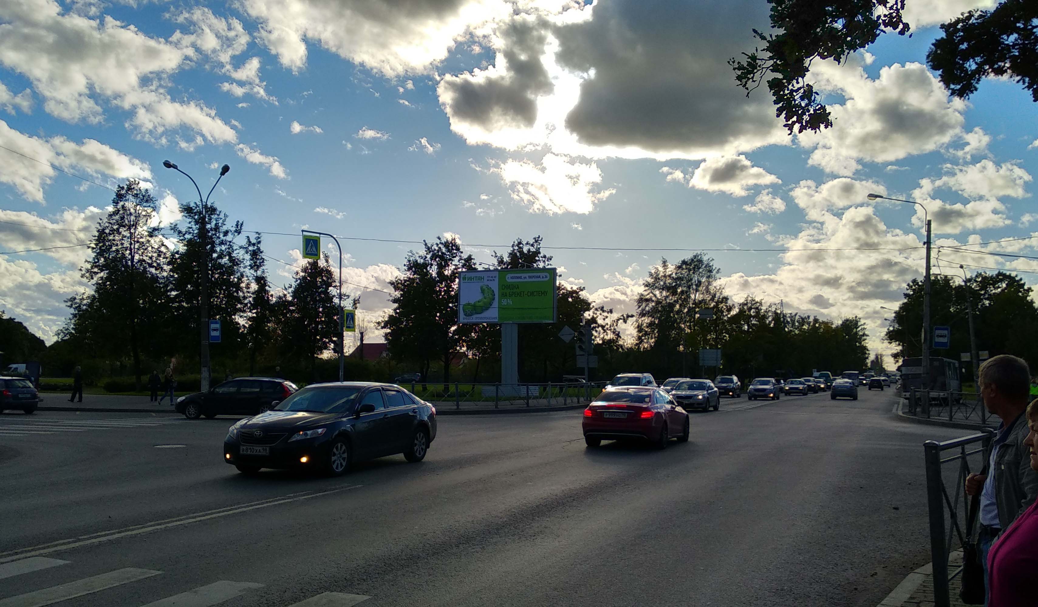 Фотография рекламного носителя, тип: Билборд 3x6, адрес: Ленина пр-т. Х Фидерная ул. Х Танкистов ул., Санкт-Петербург, Россия. Сторона Б №680904