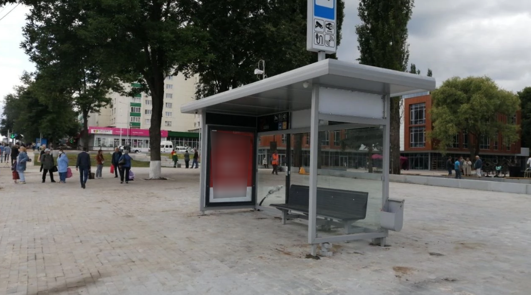 Фотография рекламного носителя, тип: Остановка 1.8x1.2, адрес: Октября пр-т., д.135, Уфа, Республика Башкортостан, Россия. Сторона А №827478