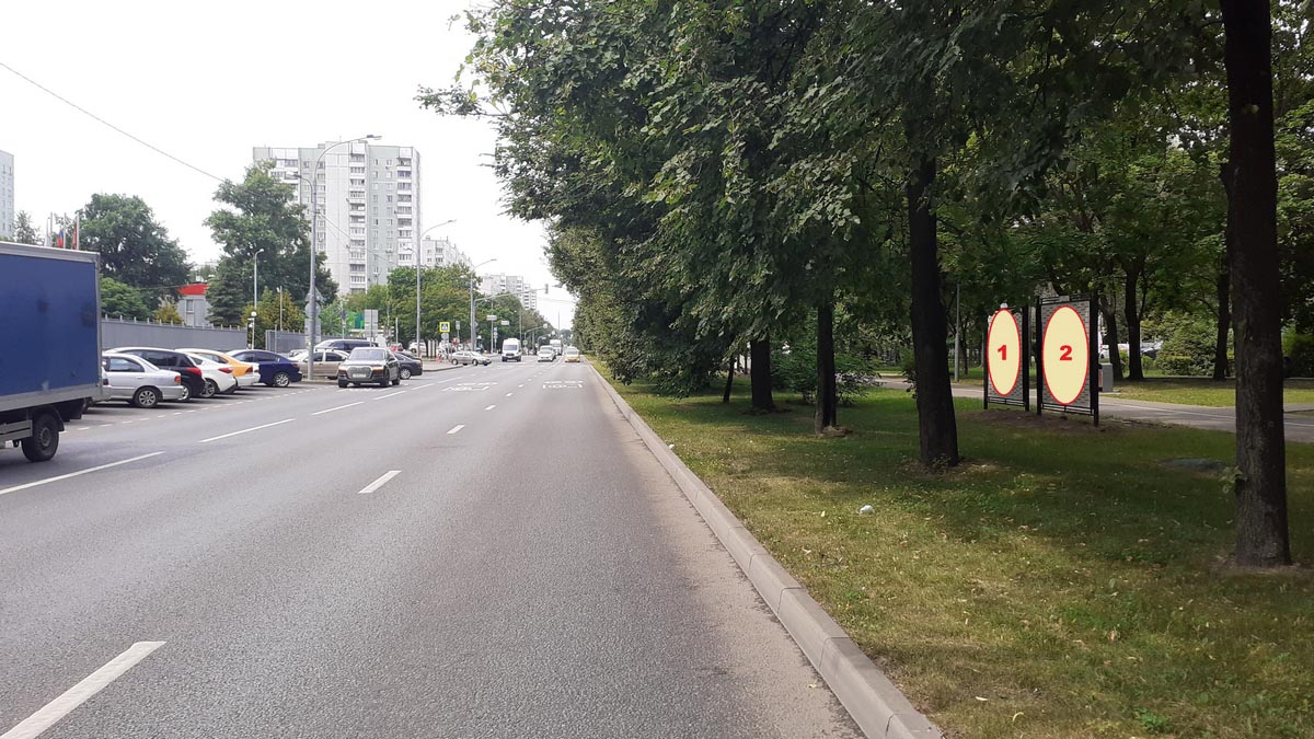 Фотография рекламного носителя, тип: Афиша 1.75x1.8, адрес: Череповецкая ул., д.20, поз.2, стенд 2, Москва, Россия. Сторона А1 №887547