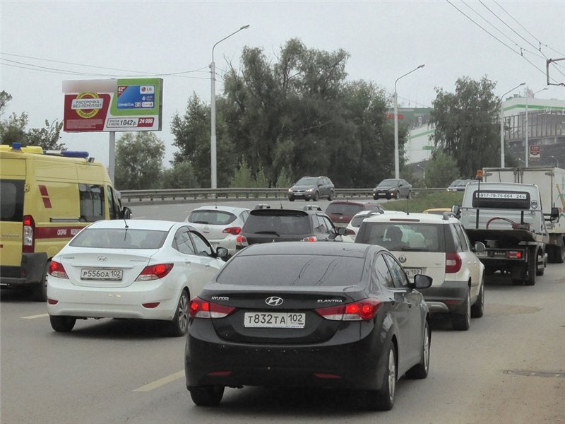 Фотография рекламного носителя, тип: Билборд 3x6, адрес: Маршала Жукова ул., въезд в Сипайлово, Уфа, Республика Башкортостан, Россия. Сторона Б №849776