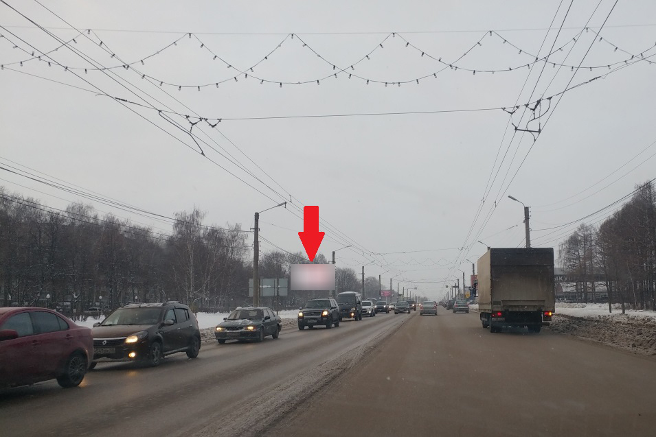 Фотография рекламного носителя, тип: Билборд 3x6, адрес: Московское ш., д.53, Рязань, Рязанская область, Россия. Сторона Б1-Б3 №742019