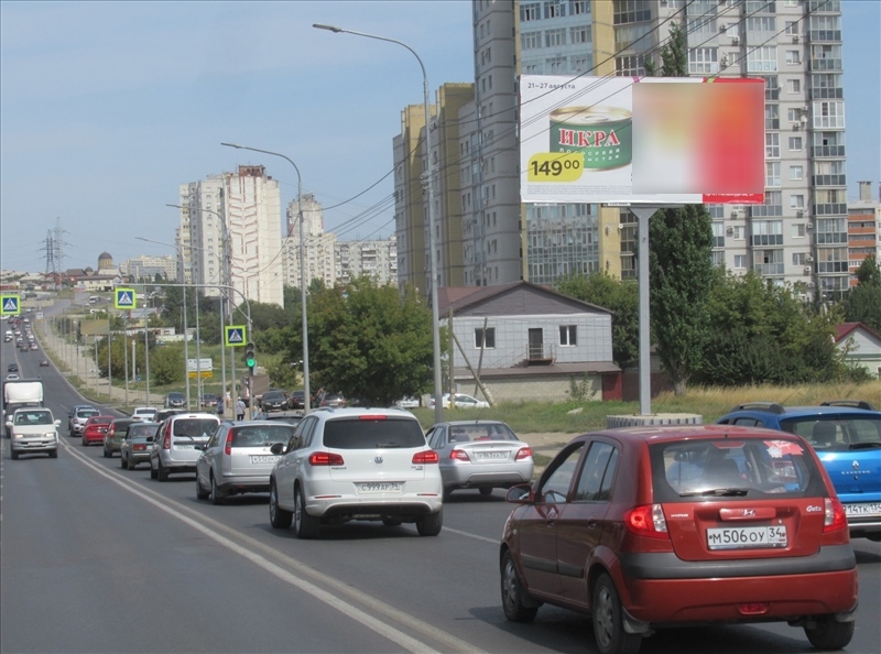 Фотография рекламного носителя, тип: Билборд 3x6, адрес: Лермонтова ул., д.20 Х Мичурина ул., Волгоград, Волгоградская область, Россия. Сторона А №549076