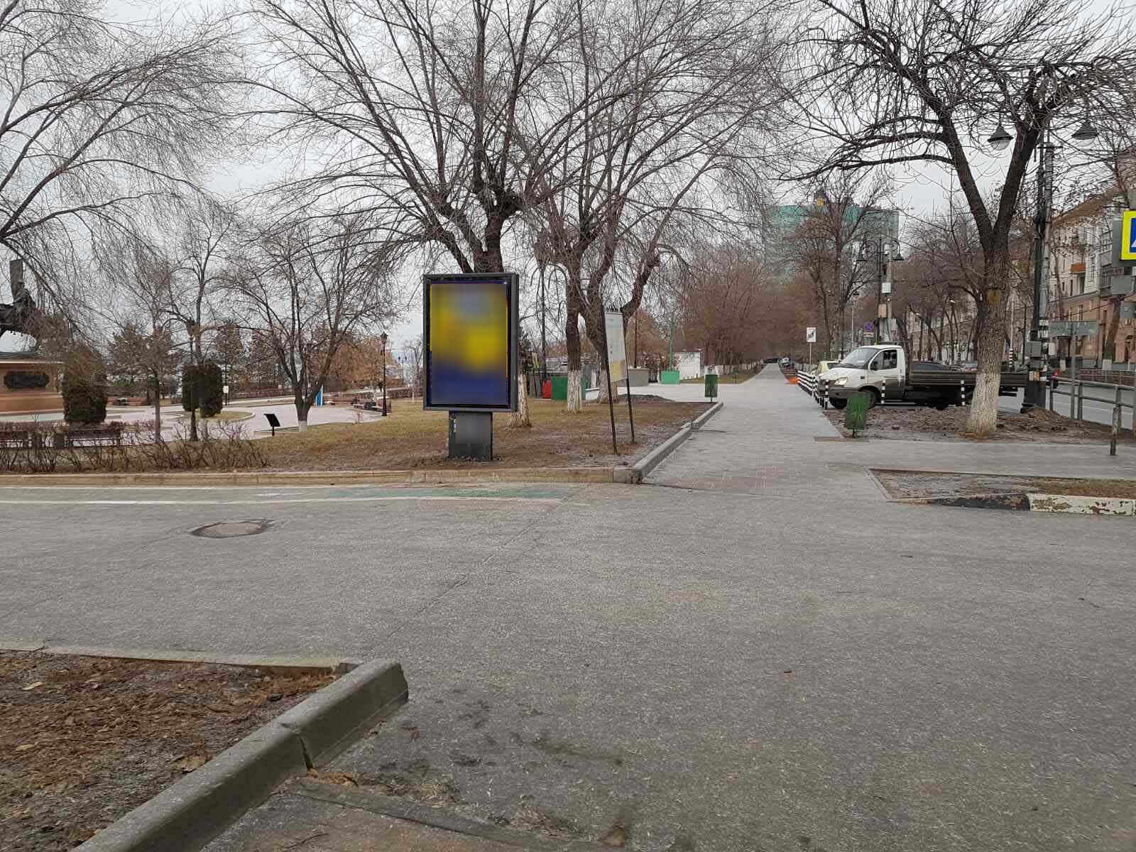 Фотография рекламного носителя, тип: Ситиформат 1.8x1.2, адрес: Волжский пр-т. Х Полевая ул., Орловская наб., Самара, Самарская область, Россия. Сторона В №1007928