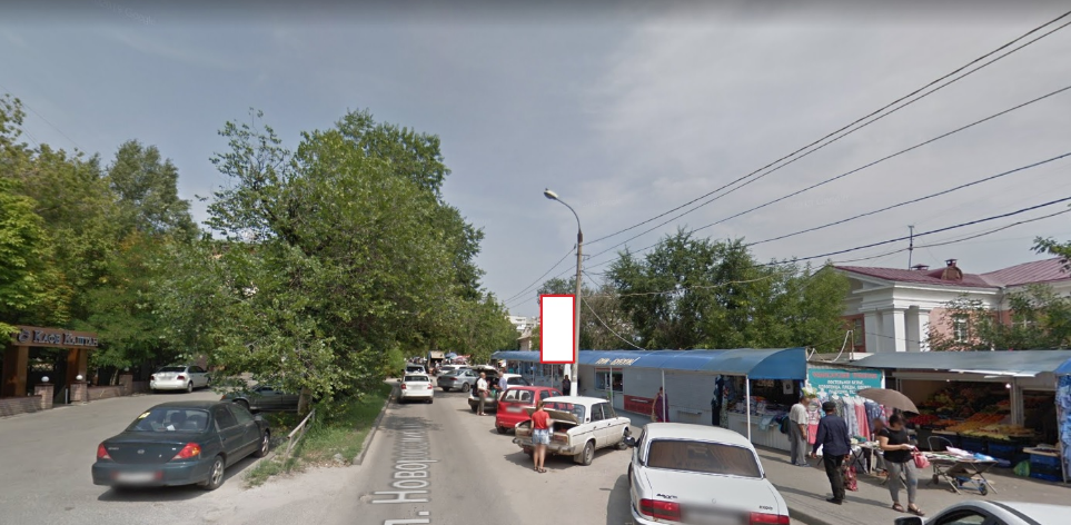 Фотография рекламного носителя, тип: Панель-кронштейн, адрес: Новоросийская ул., поз.2, Волгоград, Волгоградская область, Россия. Сторона A №1096161