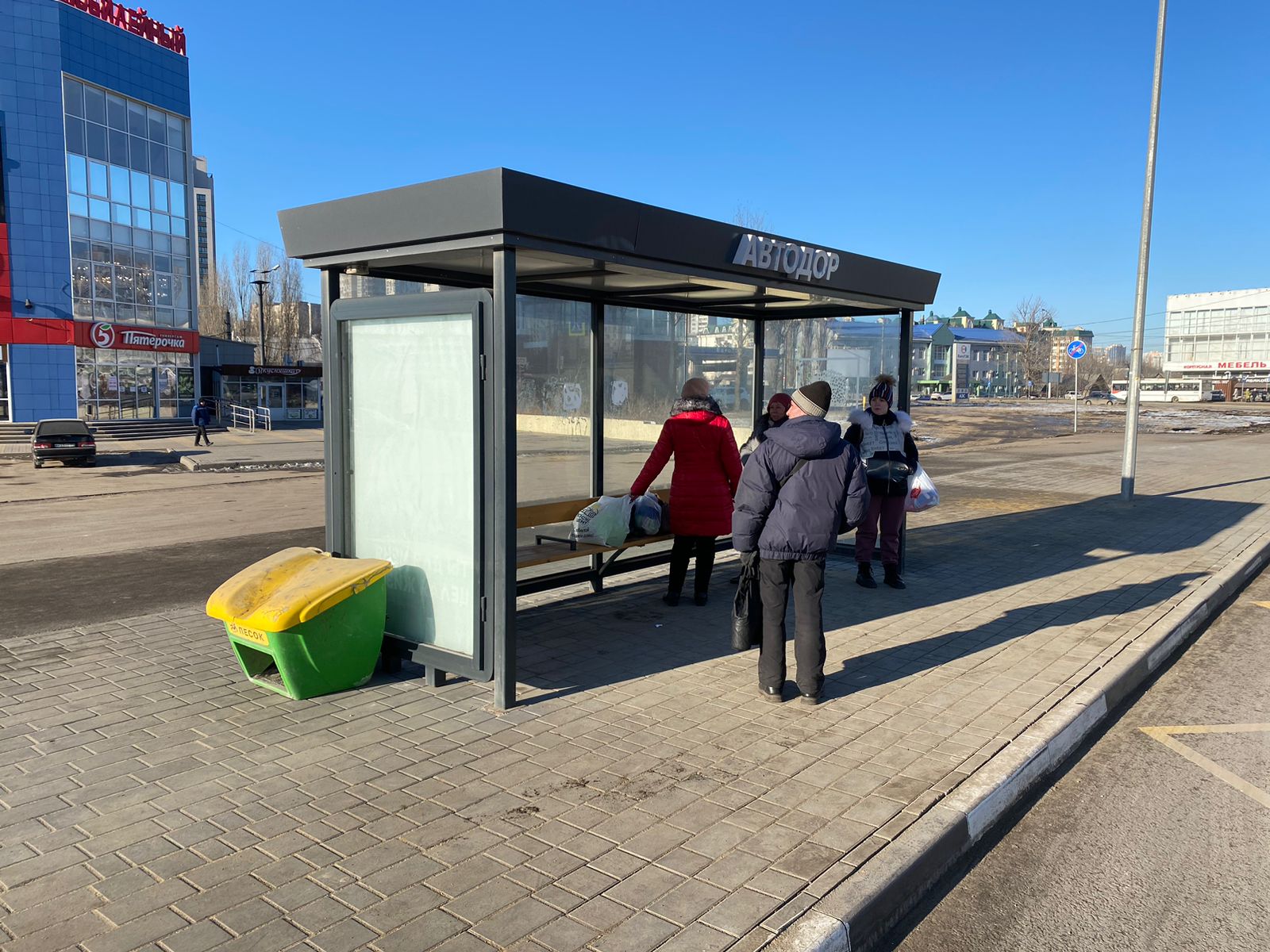 Фотография рекламного носителя, тип: Остановка 1.8x1.2, адрес: Автодор, н-в ТЦ Л-Сити, Липецк, Липецкая область, Россия. Сторона Б №1051936