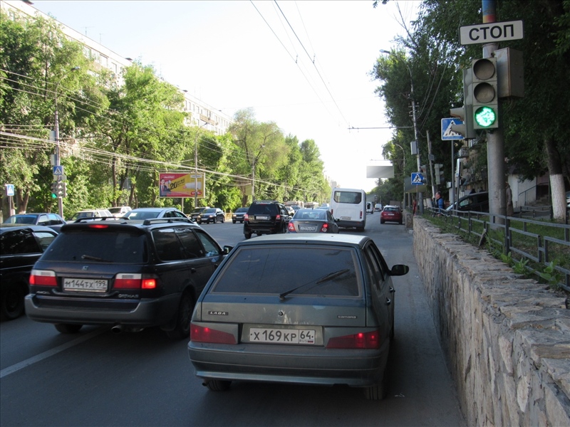 Фотография рекламного носителя, тип: Билборд 3x6, адрес: Чернышевского ул., д.14, Саратов, Саратовская область, Россия. Сторона Б1-Б3 №819173