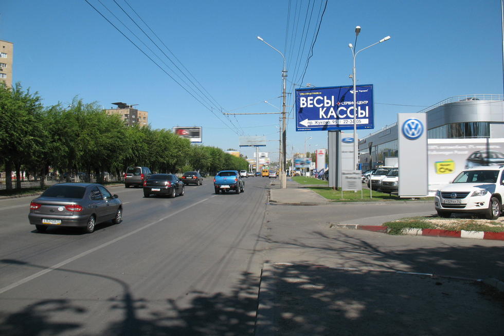 Фотография рекламного носителя, тип: Билборд 3x6, адрес: Маршала Жукова ул., д.101, Волгоград, Волгоградская область, Россия. Сторона А №337844