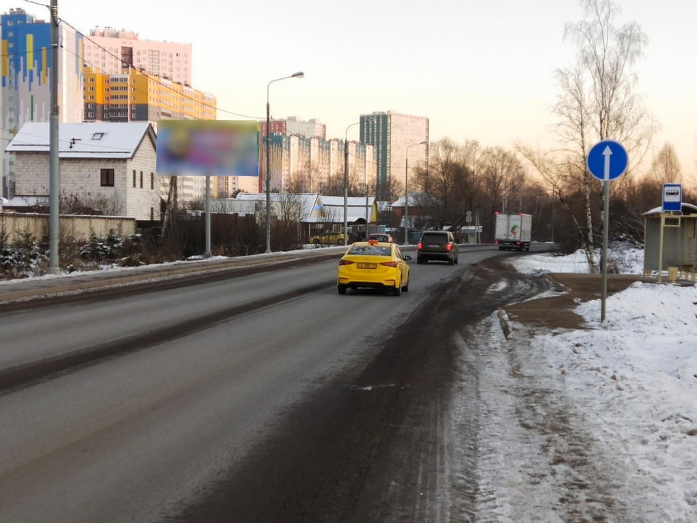 Фотография рекламного носителя, тип: Билборд 3x6, адрес: Пятницкое ш., 34 650м, Солнечногорск, Московская область, Россия. Сторона Б №1014671