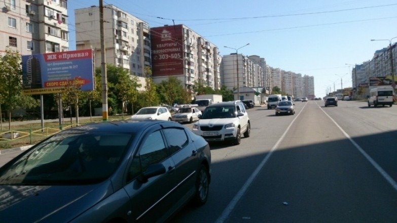Фотография рекламного носителя, тип: Билборд 3x6, адрес: Дзержинского пр-т., д.198, Новороссийск, Краснодарский край, Россия. Сторона Б №587831