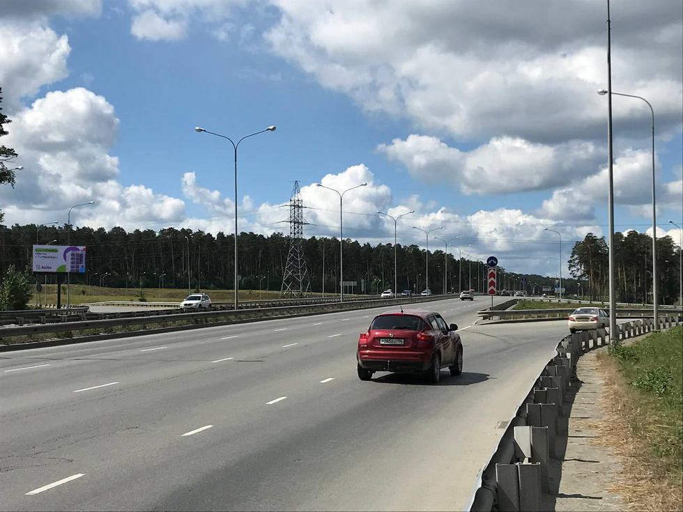 Фотография рекламного носителя, тип: Билборд 3x6, адрес: Московская ул. Х Объездная а/д., поз.3, Екатеринбург, Свердловская область, Россия. Сторона B №981469