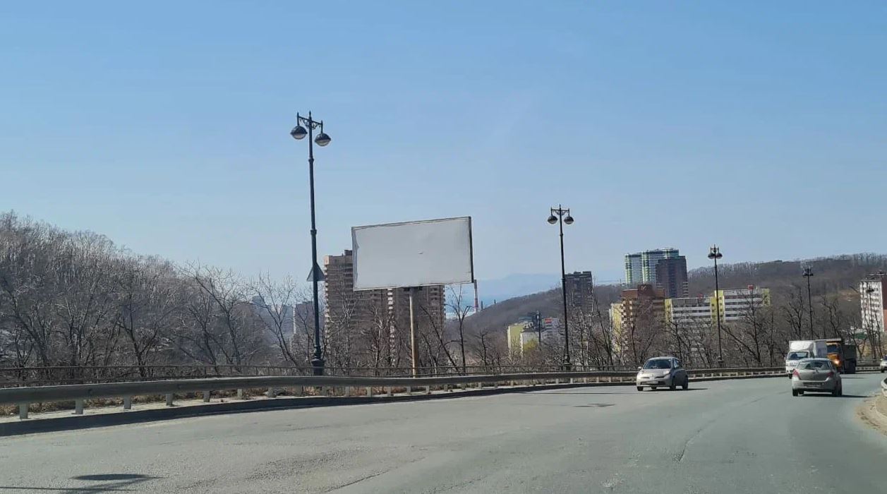 Фотография рекламного носителя, тип: Билборд 3x6, адрес: Объездная а/д Х Снеговая падь, поз.1, Владивосток, Приморский край, Россия. Сторона Б №795940