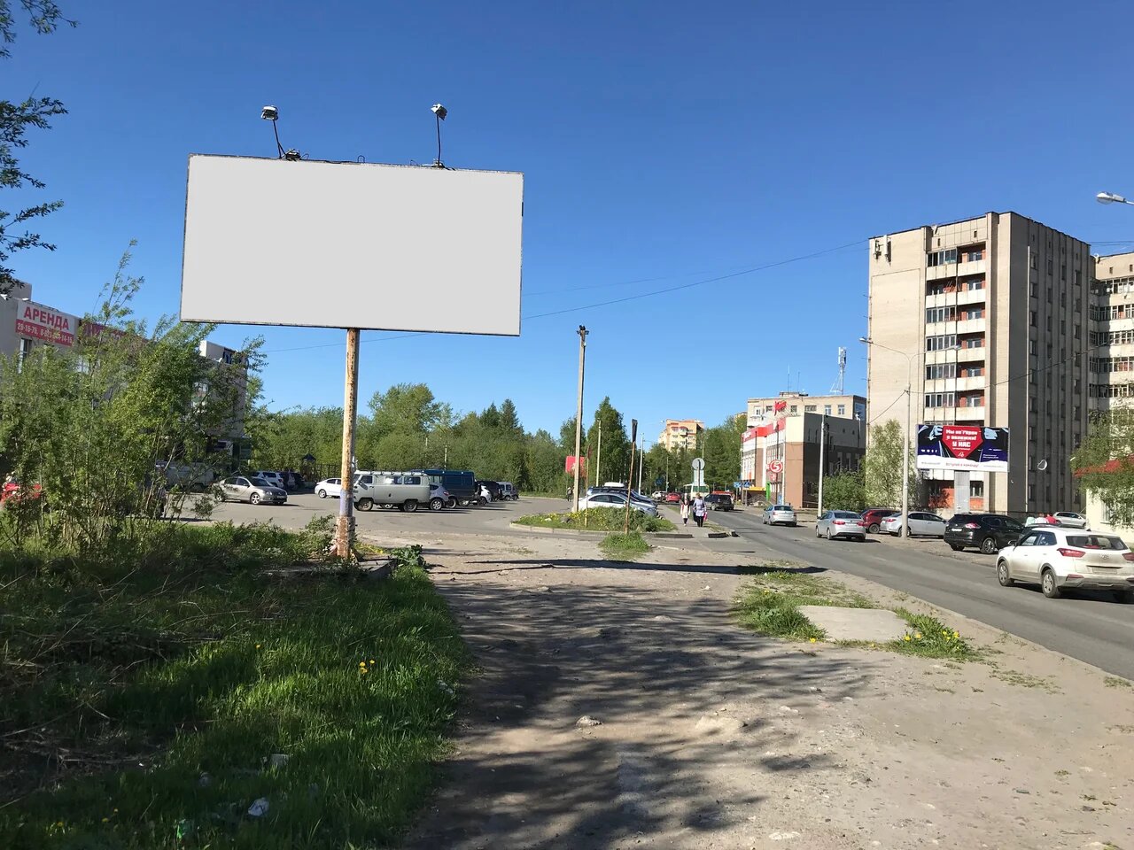 Фотография рекламного носителя, тип: Билборд 3x6, адрес: Нагорная ул., д.3, Архангельск, Архангельская область, Россия. Сторона В №765861