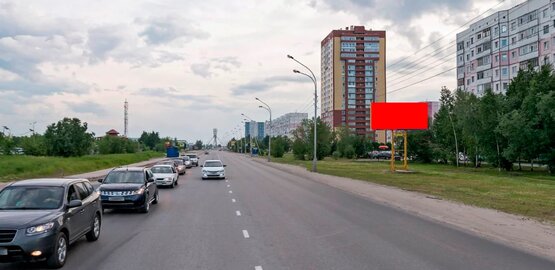 Фотография рекламного носителя, тип: Билборд 3x6, адрес: Омская ул. Х Ханты-Мансийская ул., Нижневартовск, Ханты-Мансийский автономный округ – Югра, Россия. Сторона А №676294