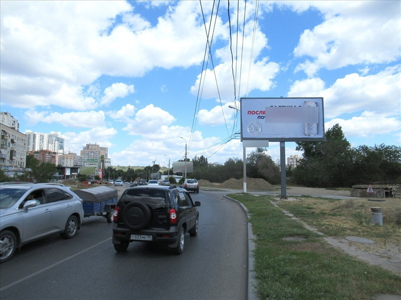 Фотография рекламного носителя, тип: Билборд 3x6, адрес: Пархоменко ул., д.52, Волгоград, Волгоградская область, Россия. Сторона А №523694