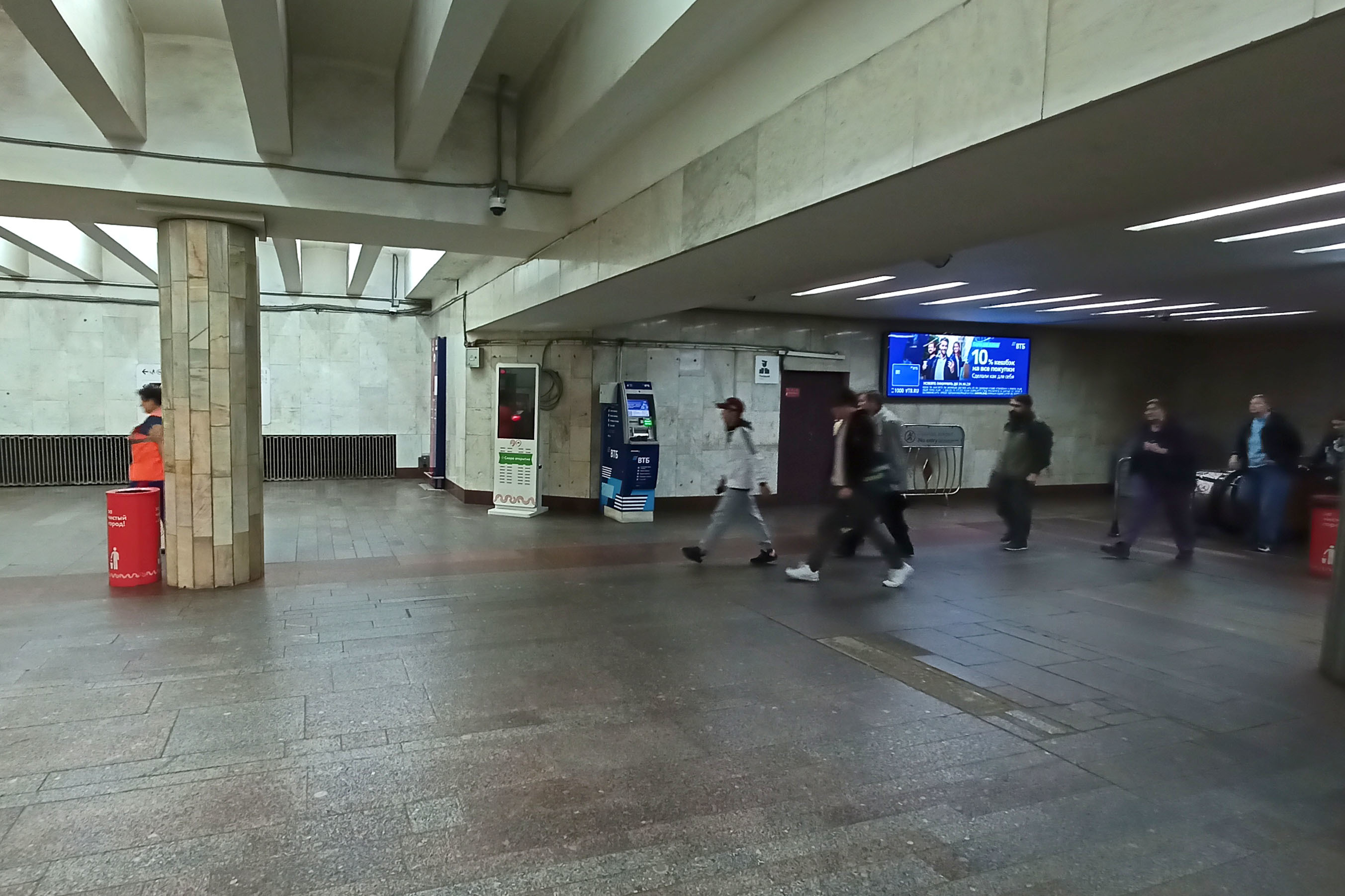 Фотография рекламного носителя, тип: Видеоэкран, адрес: Станция метро «Шоссе Энтузиастов», линия Калининская, Москва, Россия. Сторона/вариант А1 №1055784