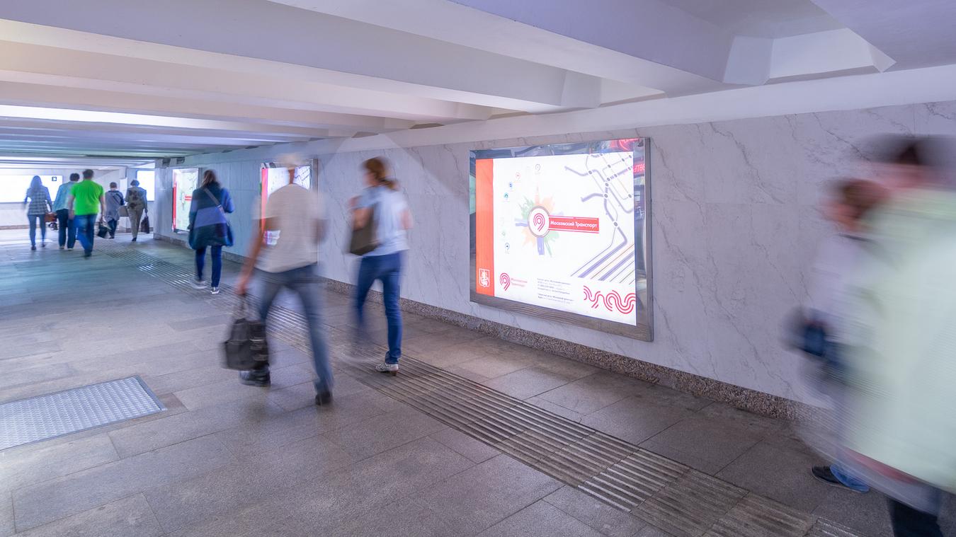 Фотография рекламного носителя, тип: Лайтбокс, адрес: Станция метро «Ясенево», линия Калужско-Рижская, Москва, Россия. Сторона/вариант 44 №821830