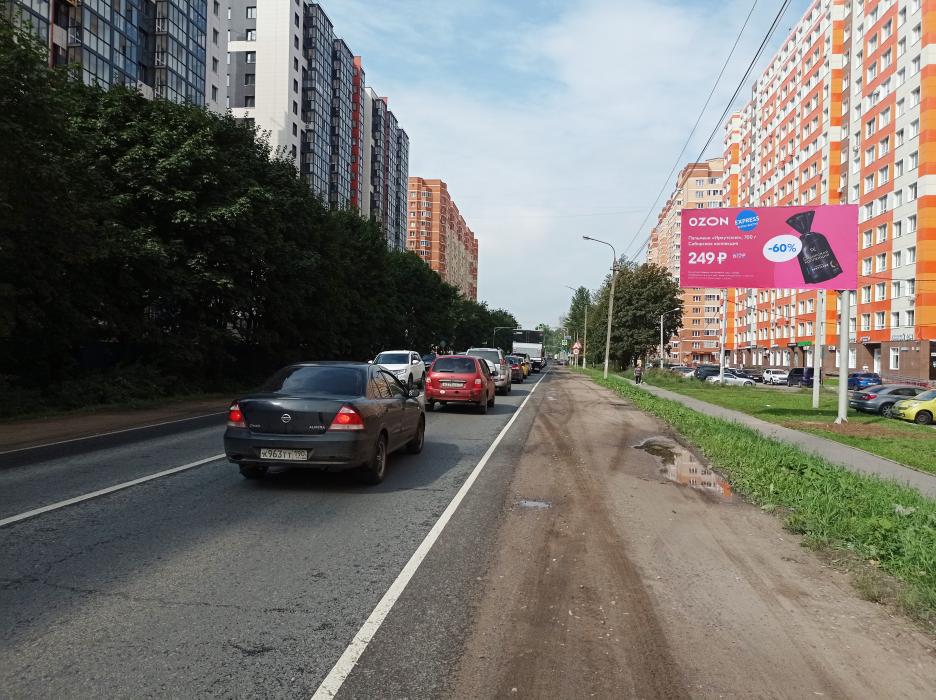 Фотография рекламного носителя, тип: Билборд 3x6, адрес: Щёлково-Ивантеевка а/д., 1 580м, Щелково, Московская область, Россия. Сторона А №938352