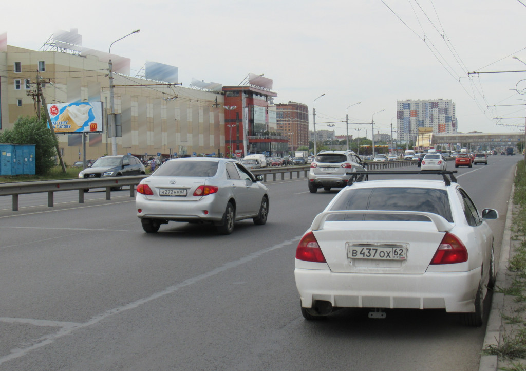 Фотография рекламного носителя, тип: Билборд 3x6, адрес: Московское ш., д.21, Рязань, Рязанская область, Россия. Сторона Б №793774