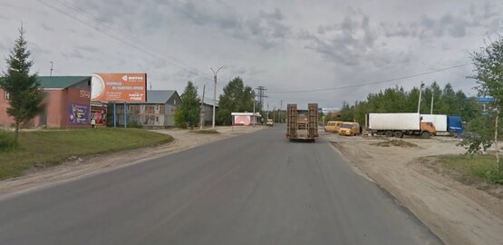 Фотография рекламного носителя, тип: Билборд 3x6, адрес: Речная ул. Х Ленинградская ул., Нягань, Ханты-Мансийский автономный округ – Югра, Россия. Сторона Б №853847