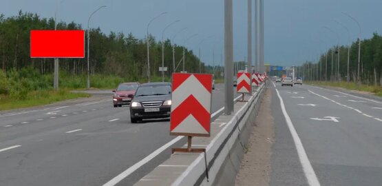 Фотография рекламного носителя, тип: Билборд 3x6, адрес: Нижневартовск - Мегион а/д, поз.3, Нижневартовск, Ханты-Мансийский автономный округ – Югра, Россия. Сторона Б №853779