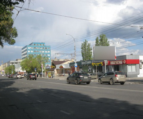 Фотография рекламного носителя, тип: Билборд 3x6, адрес: Чернышевского ул. Х4й Волжский пр-зд., Горпарк, Саратов, Саратовская область, Россия. Сторона А №775112