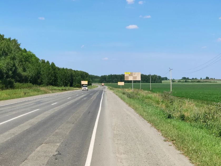 Фотография рекламного носителя, тип: Билборд 3x6, адрес: Арамиль-Сысерть а/д, 7 130м, Сысерть, Свердловская область, Россия. Сторона А №824984