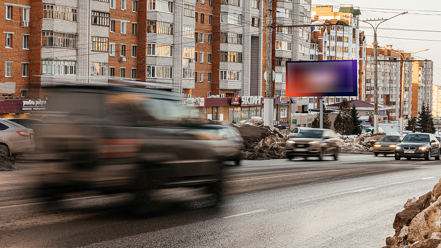 Фотография рекламного носителя, тип: Билборд 3x6, адрес: Университетская ул., д.20, корп.1, Чебоксары, Республика Чувашия, Россия. Сторона B №838454
