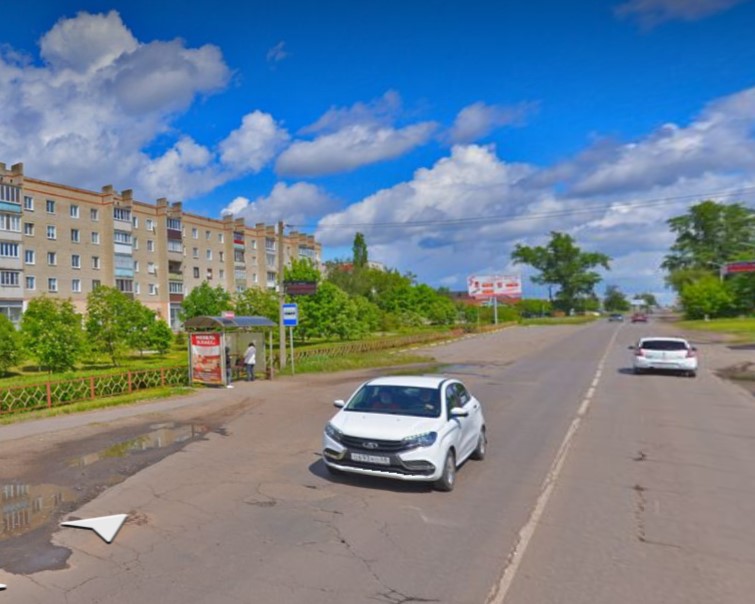 Фотография рекламного носителя, тип: Остановка 1.8x1.2, адрес: Куйбышева ул., ост. Федеральный суд, нечетная, Рассказово, Тамбовская область, Россия. Сторона Б №1095864