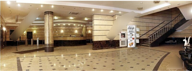 Фотография рекламного носителя, тип: Диспенсер листовок, адрес: Бизнес-центр «Алексеевская Башня», Ракетный б-р., д.16, Москва, Россия. Сторона/вариант №655060