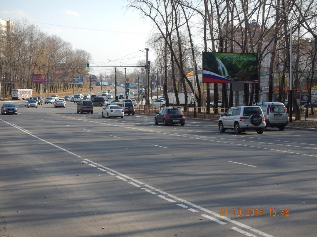 Фотография рекламного носителя, тип: Билборд 3x6, адрес: Волочаевская ул. Х Трубный пер., Хабаровск, Хабаровский край, Россия. Сторона A №482365