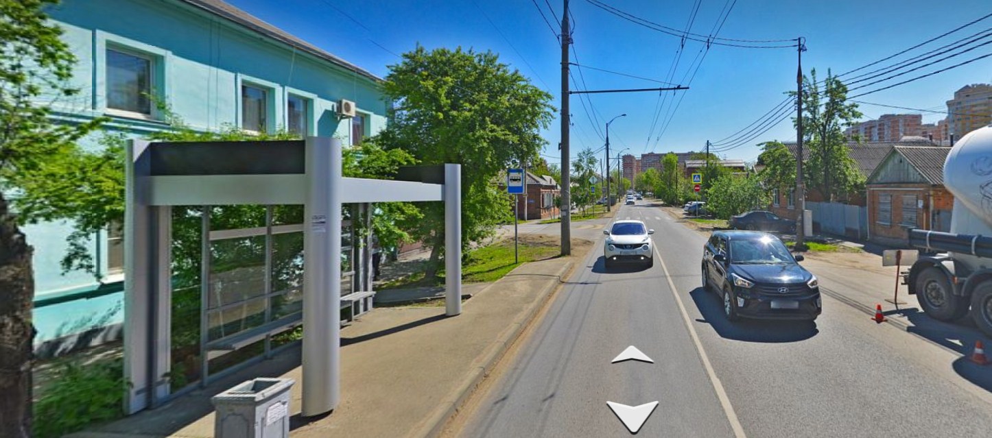 Фотография рекламного носителя, тип: Остановка 1.8x1.2, адрес: Скорняжная ул., д.45, Краснодар, Краснодарский край, Россия. Сторона A1 №1085209