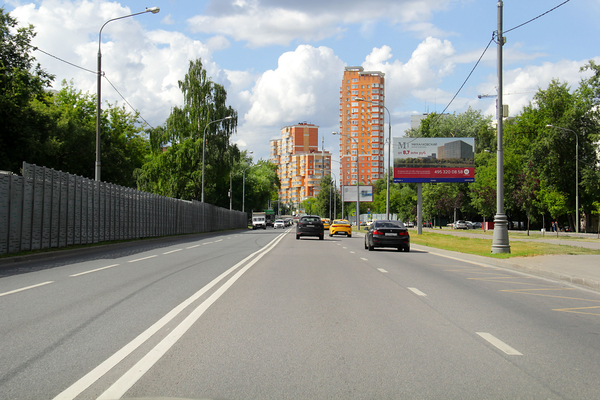 Фотография рекламного носителя, тип: Билборд 3x6, адрес: Онежская ул., д.38, Москва, Россия. Сторона А1 №601509