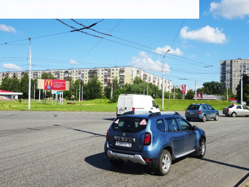 Фотография рекламного носителя, тип: Билборд 3x6, адрес: Автозаводская ул. Х Ворошилова ул. Х Петрова ул., Ижевск, Республика Удмуртия, Россия. Сторона A №946049