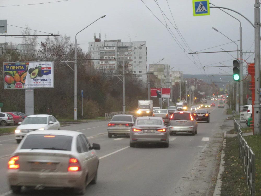 Фотография рекламного носителя, тип: Билборд 3x6, адрес: Октябрьский пр-т., д.56, Кемерово, Кемеровская область, Россия. Сторона Б1-Б3 №846871