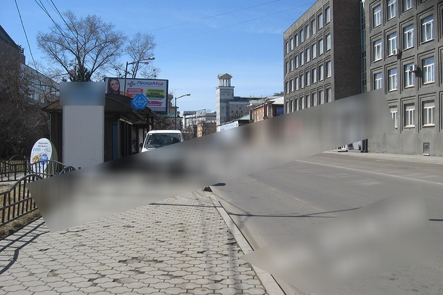 Фотография рекламного носителя, тип: Нестандартный ситиформат, адрес: Чкалова ул., ООТ «Сквер им. Кирова», Иркутск, Иркутская область, Россия. Сторона Б №651585