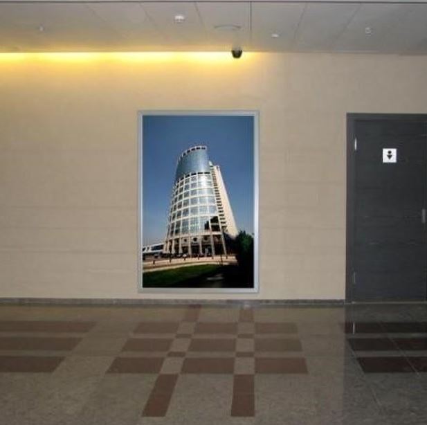 Фотография рекламного носителя, тип: Лайтбокс, адрес: Бизнес-центр «Фрунзе, 80», Фрунзе ул., д.80, Новосибирск, Новосибирская область, Россия. Сторона/вариант №937193