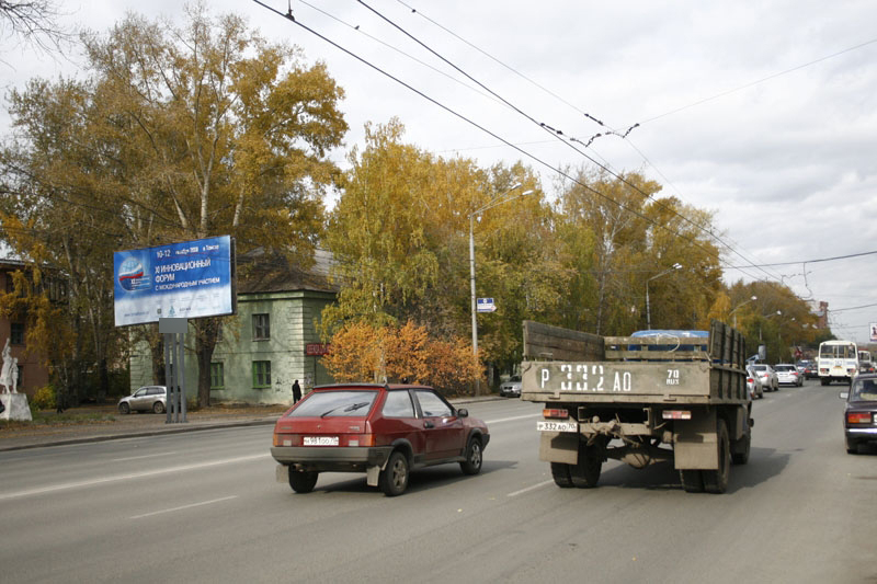 Фотография рекламного носителя, тип: Билборд 3x6, адрес: Комсомольский пр-т., д.63А, Томск, Томская область, Россия. Сторона В №296139