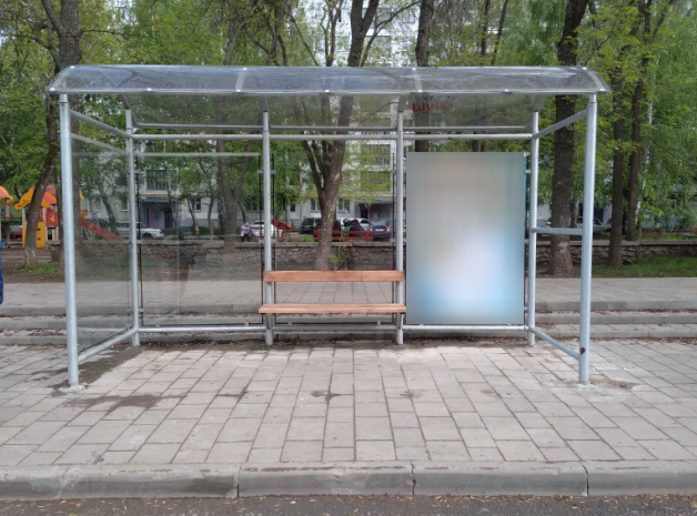 Фотография рекламного носителя, тип: Остановка 1.8x1.2, адрес: Стара-Загора ул., д.29 Х Советской Армии ул., Самара, Самарская область, Россия. Сторона А2 №1080942