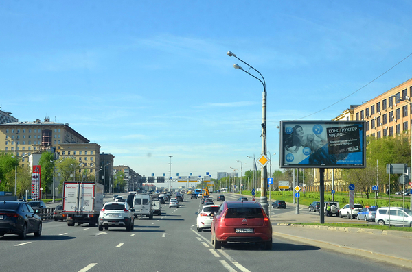 Фотография рекламного носителя, тип: Билборд 3x6, адрес: Мира пр-т., д.131, Москва, Россия. Сторона А1 №277784