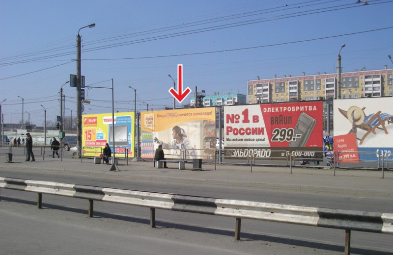 Фотография рекламного носителя, тип: Билборд 3x6, адрес: Степана Разина ул., поз.37, Челябинск, Челябинская область, Россия. Сторона А2 №375666