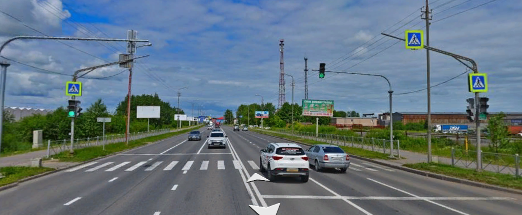 Фотография рекламного носителя, тип: Билборд 3x6, адрес: Кирилловское ш., д.82, Череповец, Вологодская область, Россия. Сторона А №462112