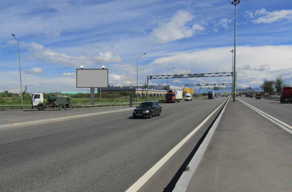 Фотография рекламного носителя, тип: Билборд 3x6, адрес: Колпинское ш. Х Московское ш., Санкт-Петербург, Россия. Сторона B №680907