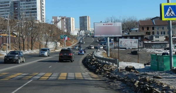 Фотография рекламного носителя, тип: Билборд 3x6, адрес: Всеволода Сибирцева ул., д.125, Владивосток, Приморский край, Россия. Сторона А1 №767212