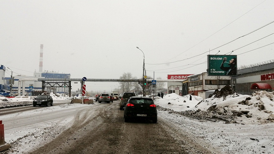 Фотография рекламного носителя, тип: Ситиборд 2.7x3.7, адрес: Героев Хасана ул., д.64, поз.1, Пермь, Пермский край, Россия. Сторона А1-A3 №835617