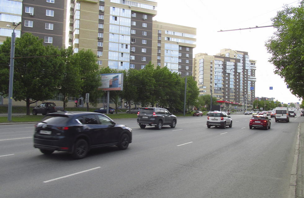 Фотография рекламного носителя, тип: Билборд 3x6, адрес: Чичерина ул., д.40, Челябинск, Челябинская область, Россия. Сторона В №376872